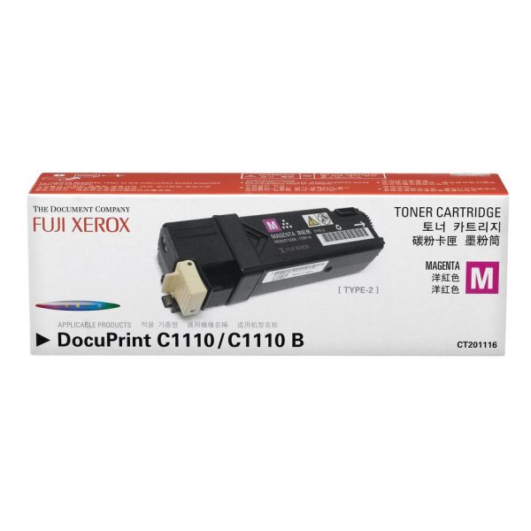 Genuine Fuji Xerox DocuPrint C1110 Magenta Toner Cartridge CT201116